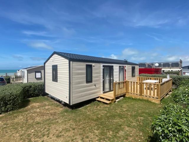 Chalet Bord De Mer Gouville-sur-Mer Bagian luar foto